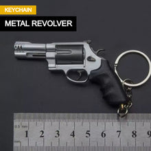 Load image into Gallery viewer, Premium Metal Revolver Keychain
