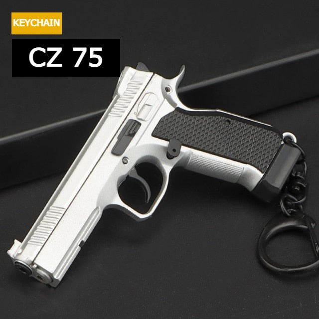 Classic CZ 75 Pistol Keychain